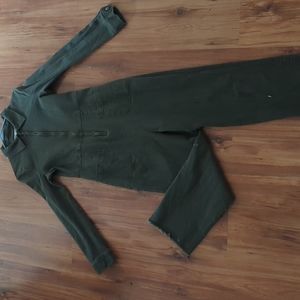 Dark green jumpsuit/ coveralls
